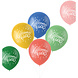 Ballonnen Welcome Back Gekleurd 33cm 6st Ballonnen Welcome Back Gekleurd 33cm 6st