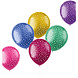 Ballonnen Stippen & Sterren Gekleurd 33cm 6st Ballonnen Stippen & Sterren Gekleurd 33cm 6st
