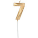Gouden Kaars 7 Jaar 5cm Gouden Kaars 7 Jaar 5cm