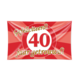 Gevelvlag 40 Jaar Getrouwd 1,5m Gevelvlag 40 Jaar Getrouwd 1,5m