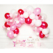 Ballonnenboog Rood Roze Wit Ballonnenboog Rood Roze Wit