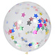 Confetti Ballon Sterren Meerkleurig 61cm Confetti Ballon Sterren Meerkleurig 61cm