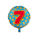 Helium Ballon 7 Jaar Gekleurd Leeg 46cm Helium Ballon 7 Jaar Gekleurd Leeg 46cm