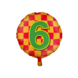Helium Ballon 6 Jaar Gekleurd Leeg 46cm Helium Ballon 6 Jaar Gekleurd Leeg 46cm