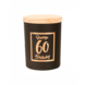 Geurkaars 60 Jaar Zwart 8cm Geurkaars 60 Jaar Zwart 8cm