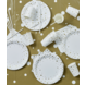 Party Tafelset Goud Wit 41 delig Party Tafelset Goud Wit 41 delig