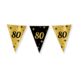 Vlaggenlijn 80 Jaar Goud Zwart 10m Vlaggenlijn 80 Jaar Goud Zwart 10m