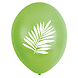 Ballonnen Palmbladeren 27,5cm 6st Ballonnen Palmbladeren 27,5cm 6st