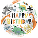 Helium Ballon Happy Birthday Dino Leeg 45cm Helium Ballon Happy Birthday Dino Leeg 45cm