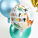 Helium Ballon Happy Birthday Dino Leeg 45cm Helium Ballon Happy Birthday Dino Leeg 45cm