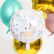 Helium Ballon Happy Birthday Unicorn Leeg 45cm Helium Ballon Happy Birthday Unicorn Leeg 45cm