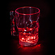 Halloween Oplichtend Glas Schedel 400ml Halloween Oplichtend Glas Schedel 400ml