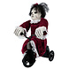 Halloween Mathilde Op Fiets 35cm Halloween Mathilde Op Fiets 35cm