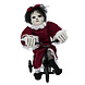 Halloween Mathilde Op Fiets 35cm Halloween Mathilde Op Fiets 35cm