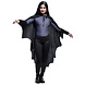 Halloween Zwarte Cape Vleermuis 120cm Halloween Zwarte Cape Vleermuis 120cm