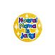 Button Hoera Mama is Jarig 5,5cm Button Hoera Mama is Jarig 5,5cm