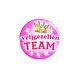 Button Vrijgezellen Team Vrouw 5,5cm Button Vrijgezellen Team Vrouw 5,5cm
