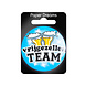 Button Vrijgezellen Team Man 5,5cm Button Vrijgezellen Team Man 5,5cm
