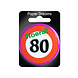 Button 80 Jaar Verkeersbord 5,5cm Button 80 Jaar Verkeersbord 5,5cm