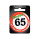 Button 65 Jaar Verkeersbord 5,5cm Button 65 Jaar Verkeersbord 5,5cm