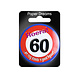 Button 60 Jaar Verkeersbord 5,5cm Button 60 Jaar Verkeersbord 5,5cm
