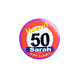 50 Jaar Button Sarah Verkeersbord 5,5cm 50 Jaar Button Sarah Verkeersbord 5,5cm