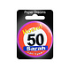 50 Jaar Button Sarah Verkeersbord 5,5cm 50 Jaar Button Sarah Verkeersbord 5,5cm