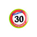 Button 30 Jaar Verkeersbord 5,5cm Button 30 Jaar Verkeersbord 5,5cm