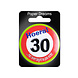Button 30 Jaar Verkeersbord 5,5cm Button 30 Jaar Verkeersbord 5,5cm
