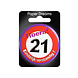 Button 21 Jaar Verkeersbord 5,5cm Button 21 Jaar Verkeersbord 5,5cm