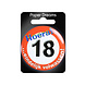 Button 18 Jaar Verkeersbord 5,5cm Button 18 Jaar Verkeersbord 5,5cm