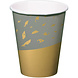 Bekers Goud Grijs 250ml 8st Bekers Goud Grijs 250ml 8st