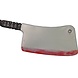 Bloederige Slagersmes Zilver 40cm Bloederige Slagersmes Zilver 40cm