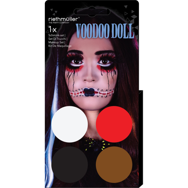 Mkae Up Set Voodoo Doll 3,5g 5 delig Partywinkel