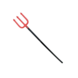 Drietand Duivel 115cm 2 delig Drietand Duivel 115cm 2 delig