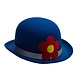 Bolhoed Clown Blauw Bolhoed Clown Blauw