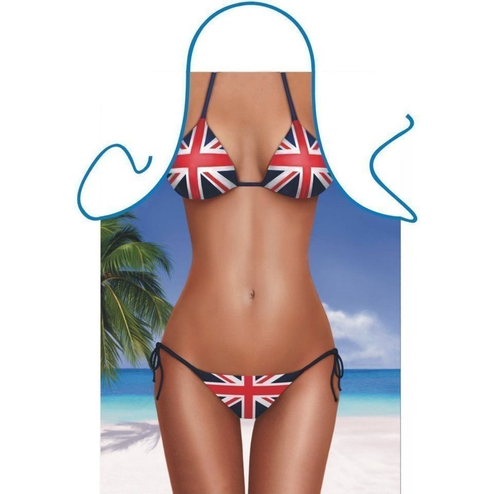 storm Toestand Middag eten Schort Bikini Groot-Britannie - Partywinkel