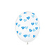 Doorzichtige Ballonnen Blauwe Hartjes Doorzichtige Ballonnen Blauwe Hartjes