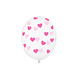 Doorzichtige Ballonnen Roze Hartjes Doorzichtige Ballonnen Roze Hartjes