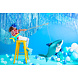 Blauw Deurgordijn 2,5m Blauw Deurgordijn 2,5m