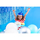 Blauw Deurgordijn 2,5m Blauw Deurgordijn 2,5m