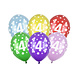Ballonnen 4 Jaar Gekleurd Metallic 30cm 6st Ballonnen 4 Jaar Gekleurd Metallic 30cm 6st