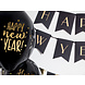 Happy New Year Ballonnen Zwart 30cm 6st Happy New Year Ballonnen Zwart 30cm 6st