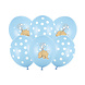 Ballonnen Baby Olifantje Blauw 30cm 6st Ballonnen Baby Olifantje Blauw 30cm 6st