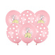 Ballonnen Baby Olifantje Roze 30cm 6st Ballonnen Baby Olifantje Roze 30cm 6st
