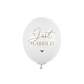 Ballonnen Just Married 30cm 6st Ballonnen Just Married 30cm 6st