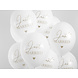 Ballonnen Just Married 30cm 6st Ballonnen Just Married 30cm 6st