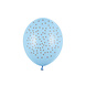 Blauwe Ballonnen Grijze Stippen 30cm 6st Blauwe Ballonnen Grijze Stippen 30cm 6st