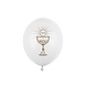 Communie Ballonnen Wit 30cm 6st Communie Ballonnen Wit 30cm 6st
