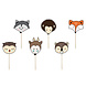 Bosdieren Cupcake Set 6st Bosdieren Cupcake Set 6st